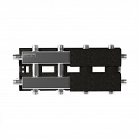 Gidruss Модульный коллектор из нержавеющей стали MKSS-60-3D.EPP, с термоизоляцией
