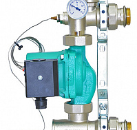 Насосно-смесительная группа UNI-FITT SOLOMIX 1", с насосом GRUNDFOS