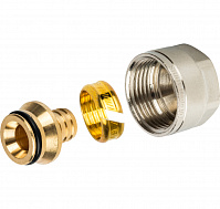 STOUT Фитинги компрессионные для труб PE-X, 16х2,2х3/4" евроконус